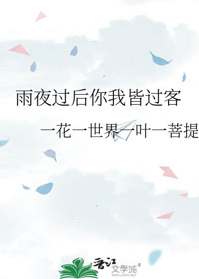 雨夜过初你我皆过客